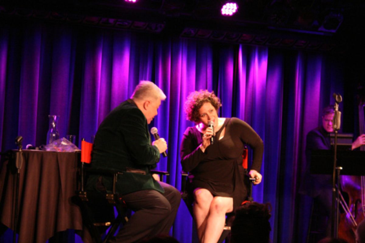 Lucia Spina from the original cast of Kinky Boots shared some stories and then two compelling 'story songs.  at 