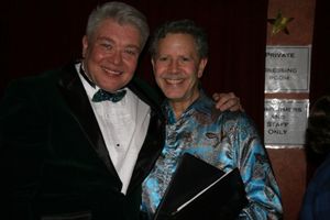 The master at the piano for the event was Fred Barton (here with Richard Skipper)  Photo