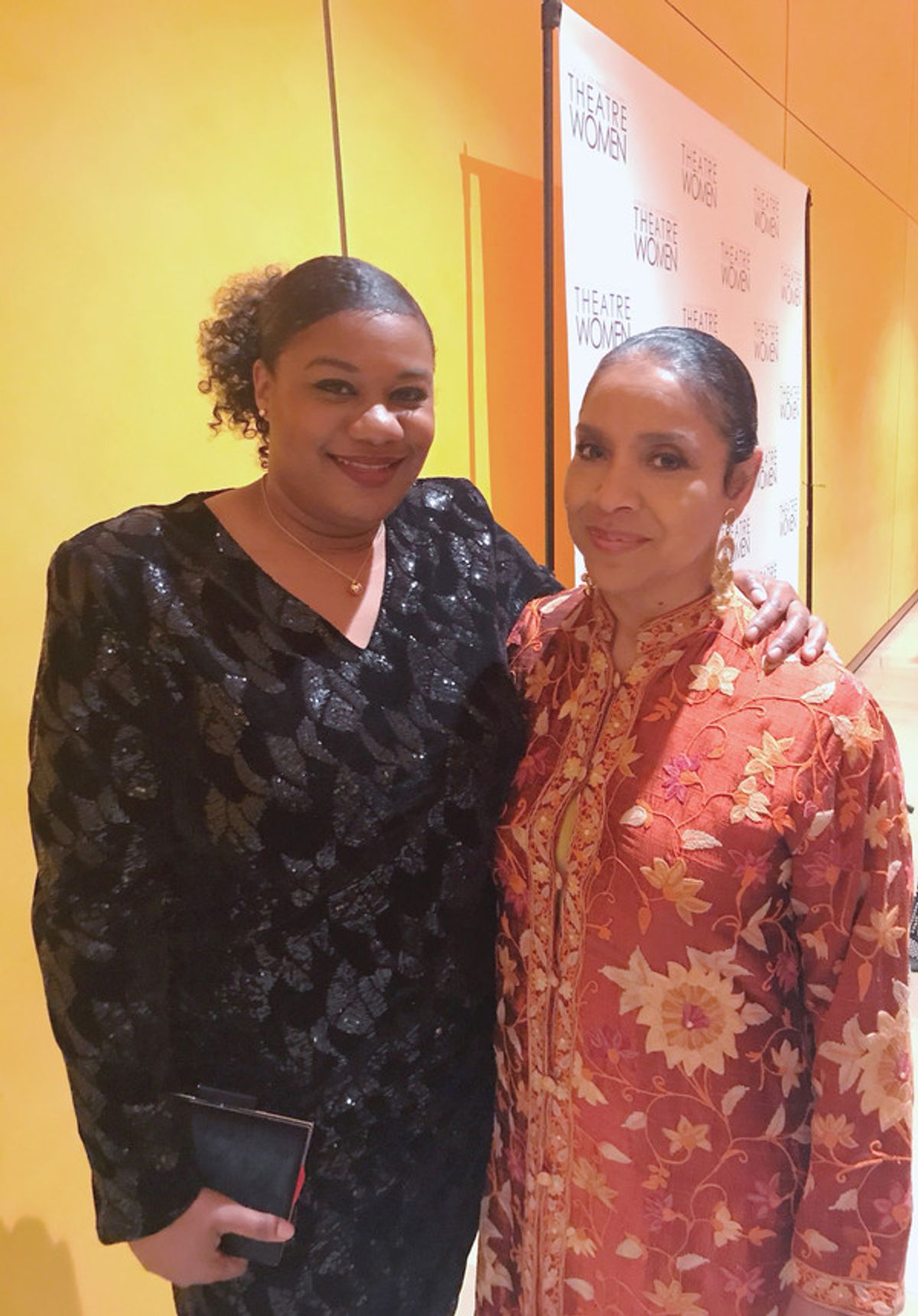 Adrienne C. Moore and Phylicia Rashad  at 