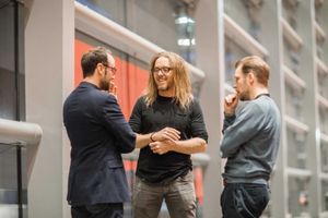 Chris Stafford, Tim Minchin, Nikolai Foster  Photo