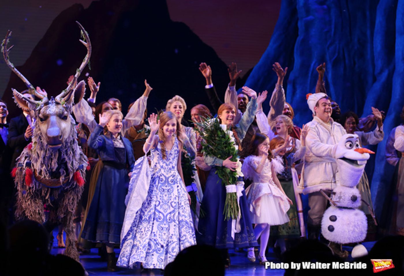 Photo Coverage: A Cold Front Takes Over Broadway! Inside FROZEN's Opening Night Curtain Call  Image