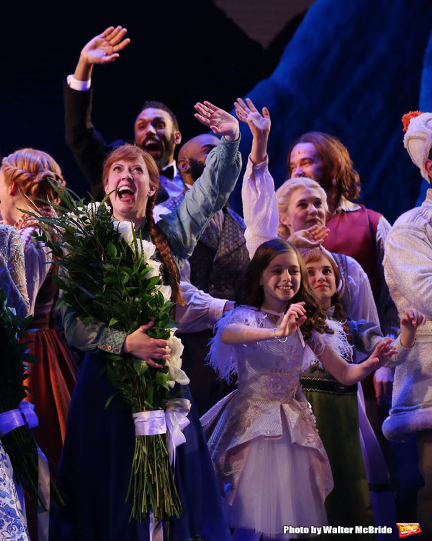 Photo Coverage: A Cold Front Takes Over Broadway! Inside FROZEN's Opening Night Curtain Call  Image