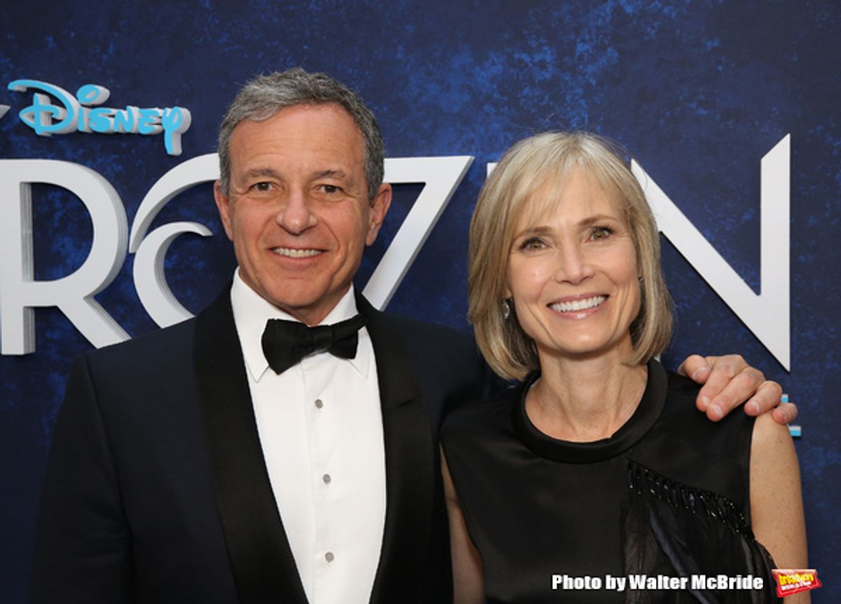 Bob Iger and Willow Bay  at 