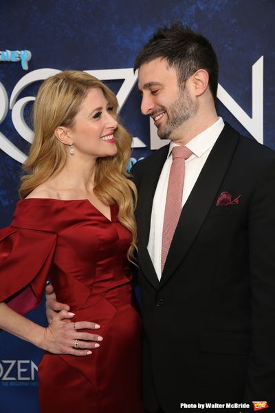 Caissie Levy and David Reiser  Photo