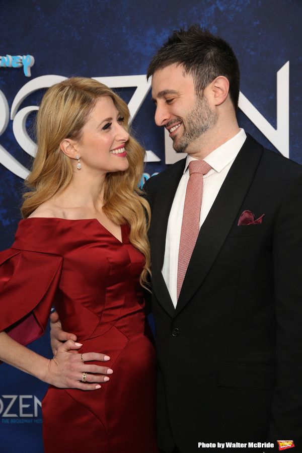 Caissie Levy and David Reiser  Photo