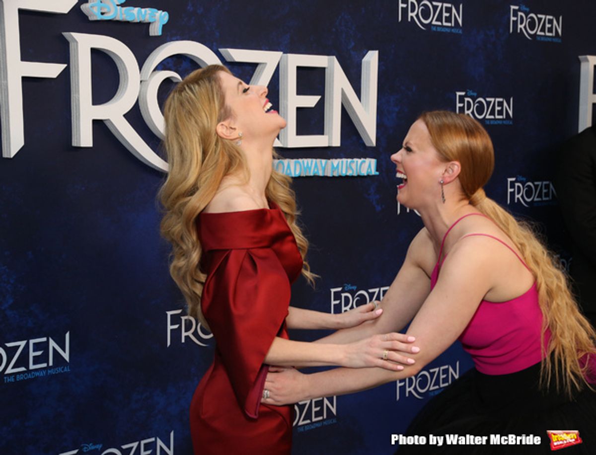 Caissie Levy and Patty Murin at 