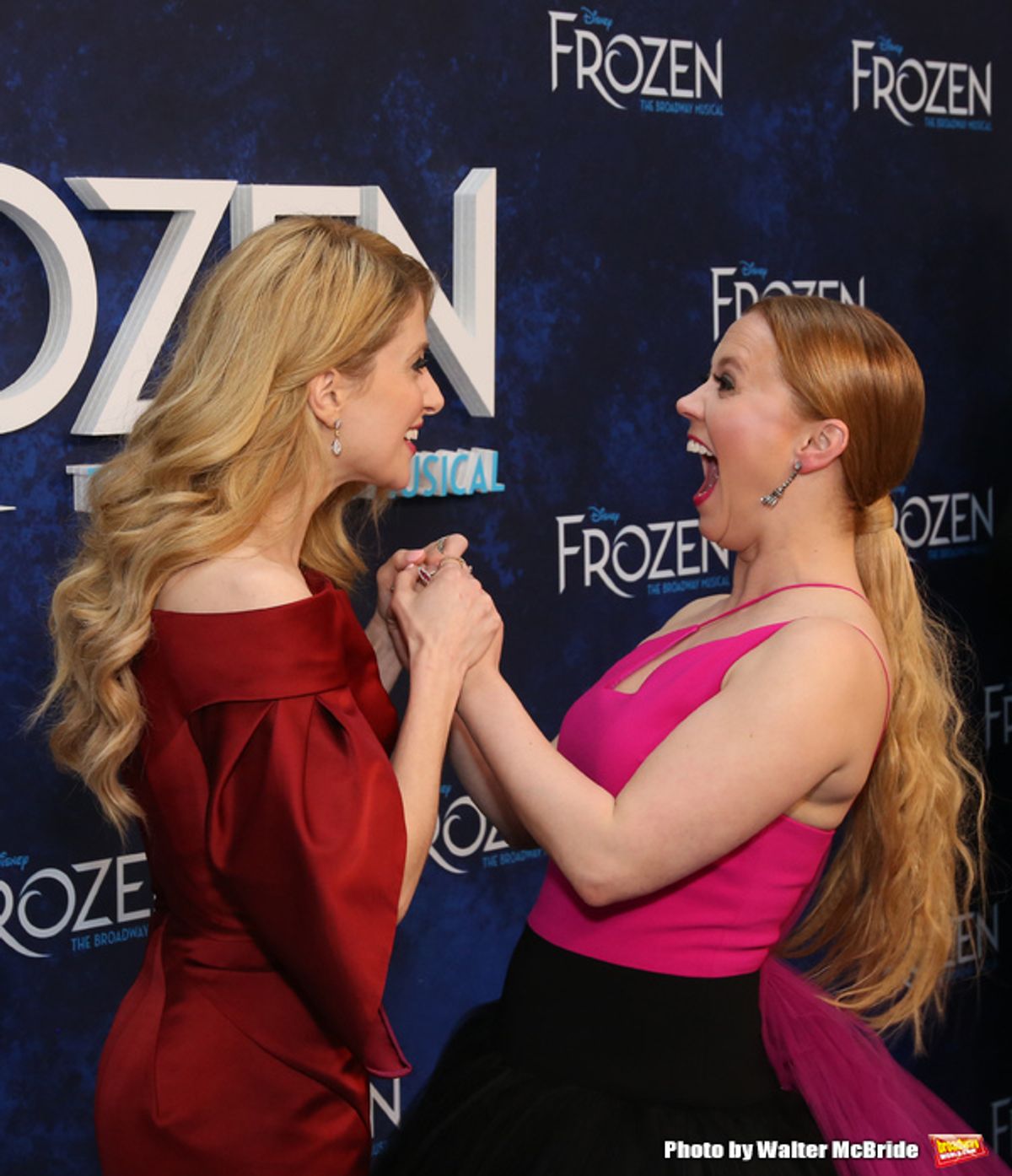 Caissie Levy and Patty Murin at 