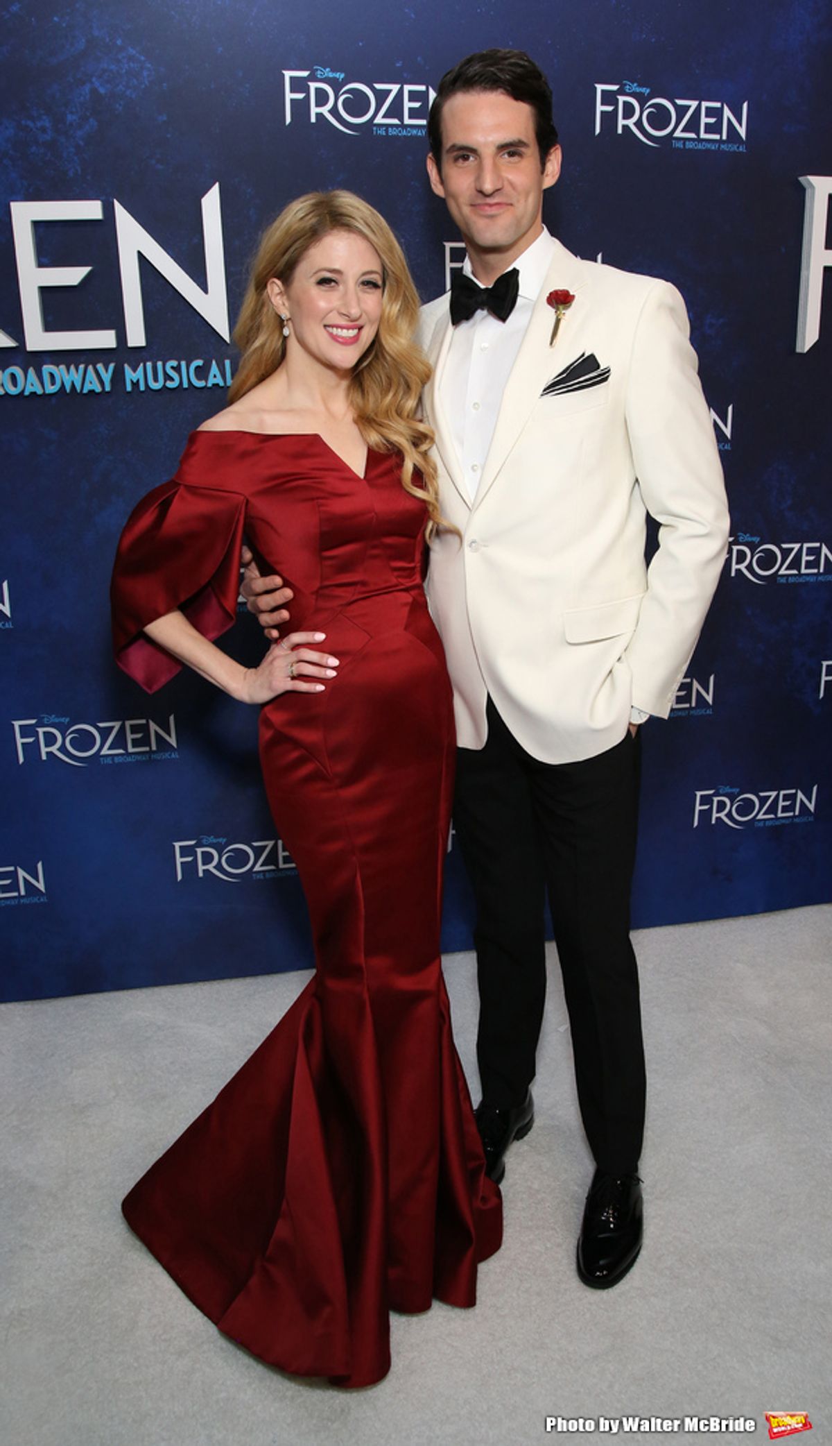 Caissie Levy and John Riddle at 