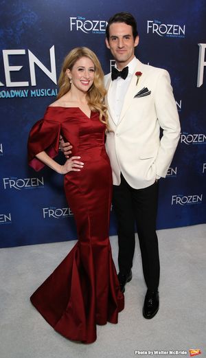 Caissie Levy and John Riddle Photo