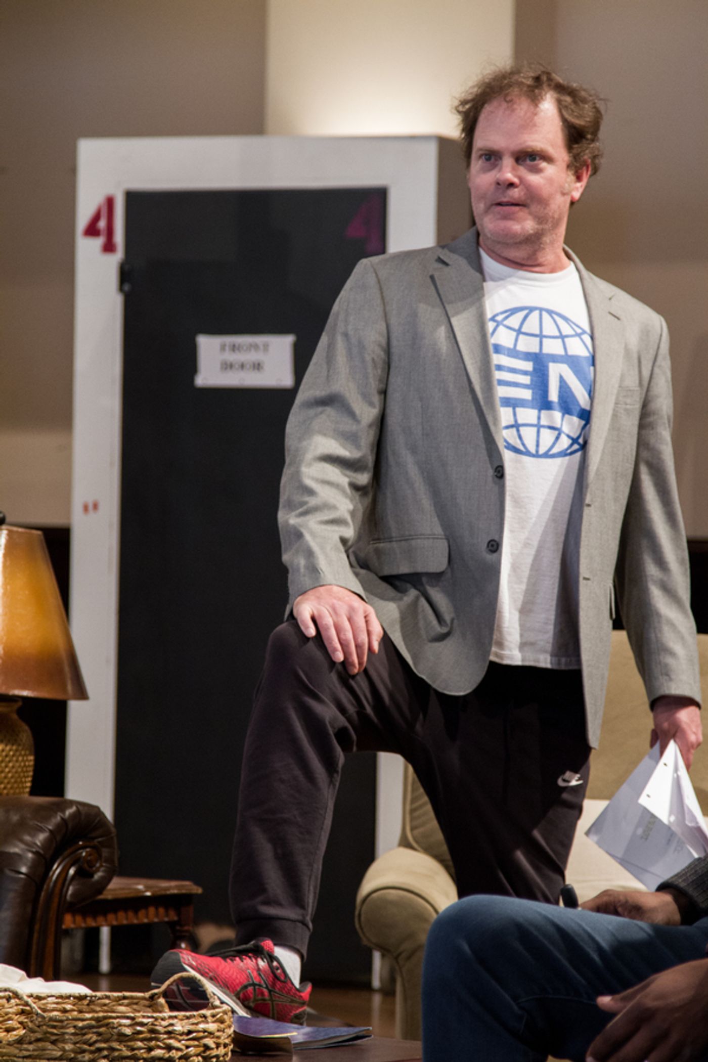 Photo Flash: In Rehearsal with Rainn Wilson and the Cast of THE DOPPELGANGER  Image