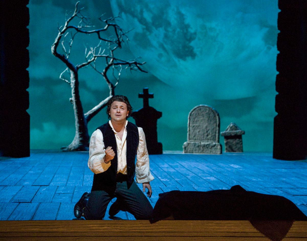 Vittorio Grigolo as Edgardo in Donizetti's 'Lucia di Lammermoor.' Photo: Richard Termine / Met Opera

 at 