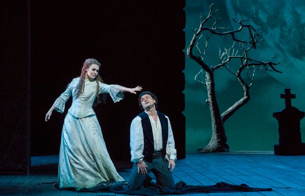 Olga Peretyatko-Mariotti as Lucia and Vittorio Grigolo as Edgardo in Donizetti's 'Luc Photo