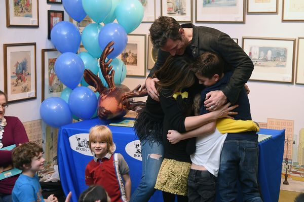 Mariska Hargitay, Peter Hermann and their children Photo