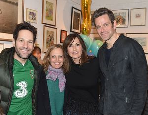 Paul Rudd, Julie Yaeger, Mariska Hargitay and Peter Hermann Photo