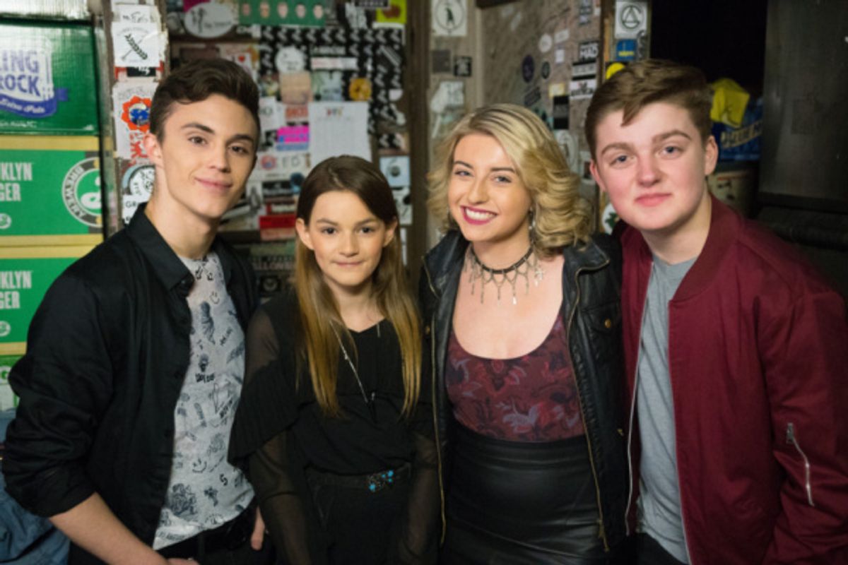 Justin Lopez, Kjersti Long, Hannah Bonnett, Ryan Apgar at 