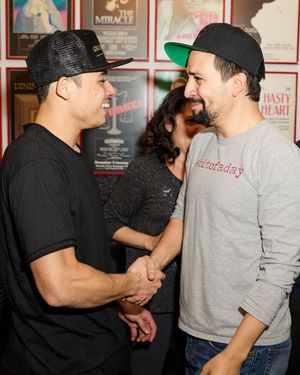 Anthony Ramos and Lin-Manuel Miranda @ BroadwayWorld Anthony Ramos and Lin-Manuel Miranda Photo