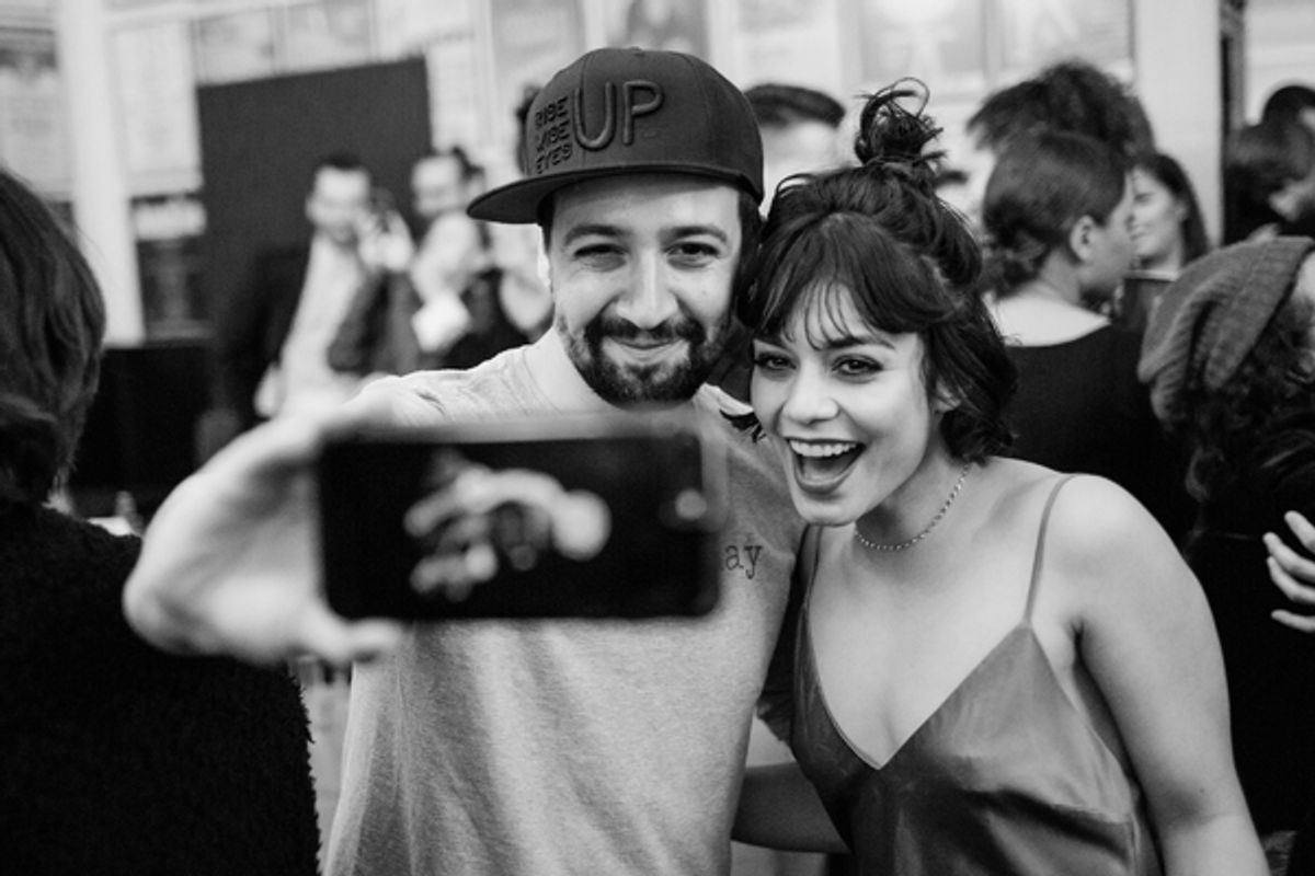 Lin-Manuel Miranda and Vanessa Hudgens at 