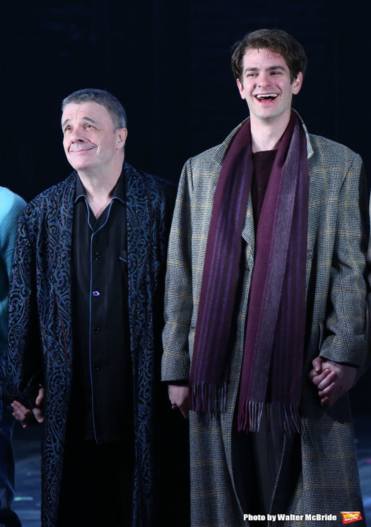 Nathan Lane and Andrew Garfield at 