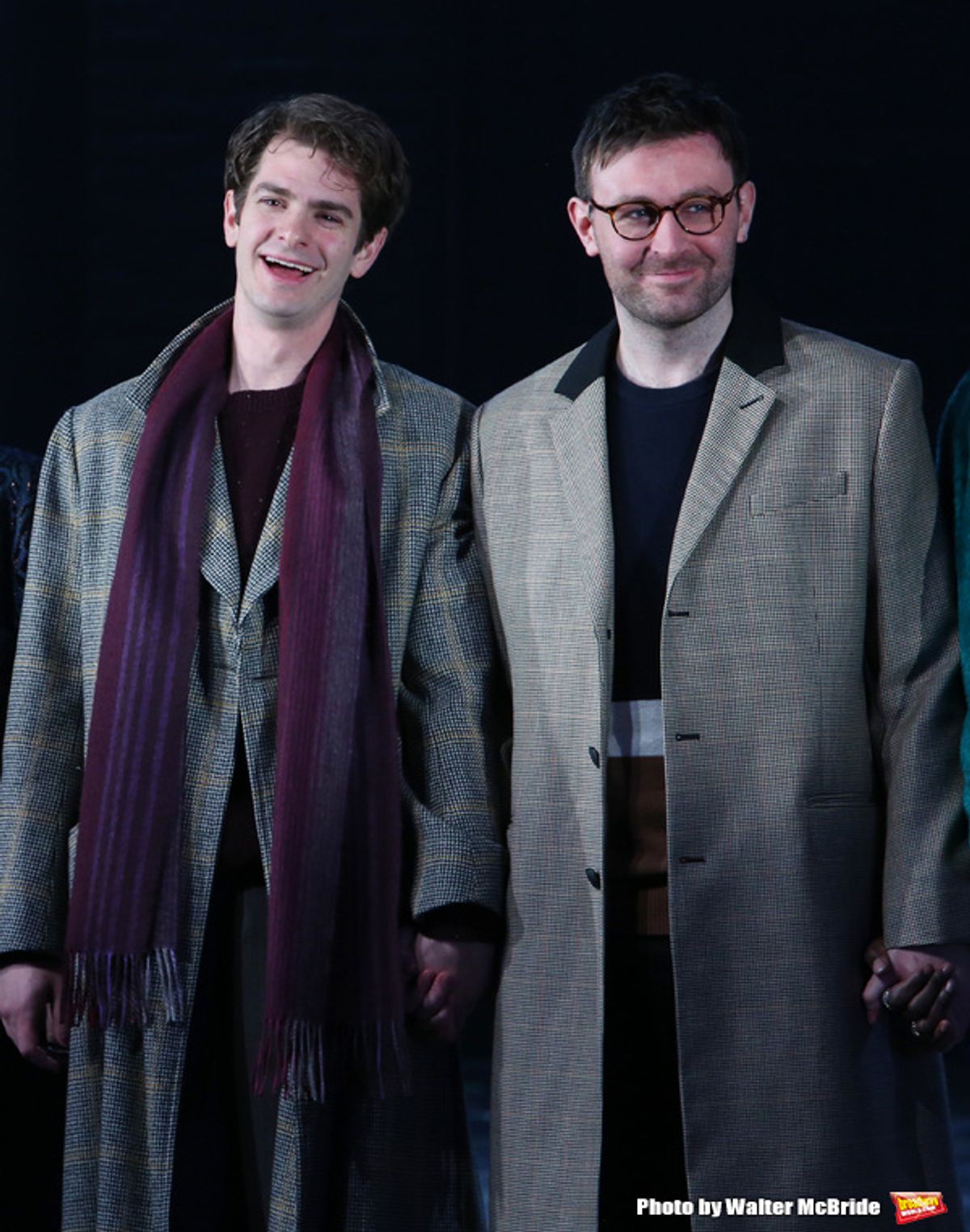 Andrew Garfield and James McArdle at 