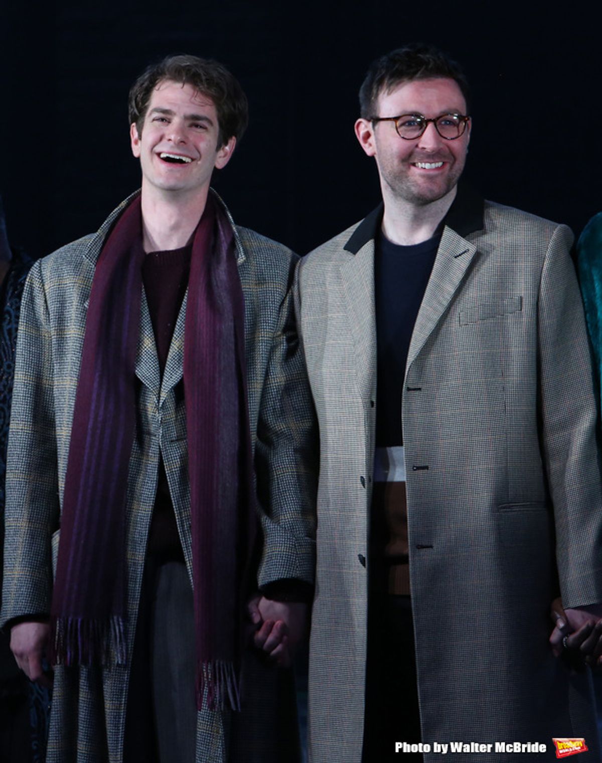 Andrew Garfield and James McArdle at 