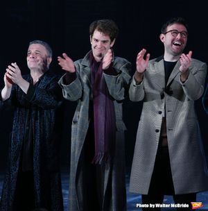 Nathan Lane, Andrew Garfield and James McArdle @ BroadwayWorld Nathan Lane, Andrew Garfield and James McArdle Photo