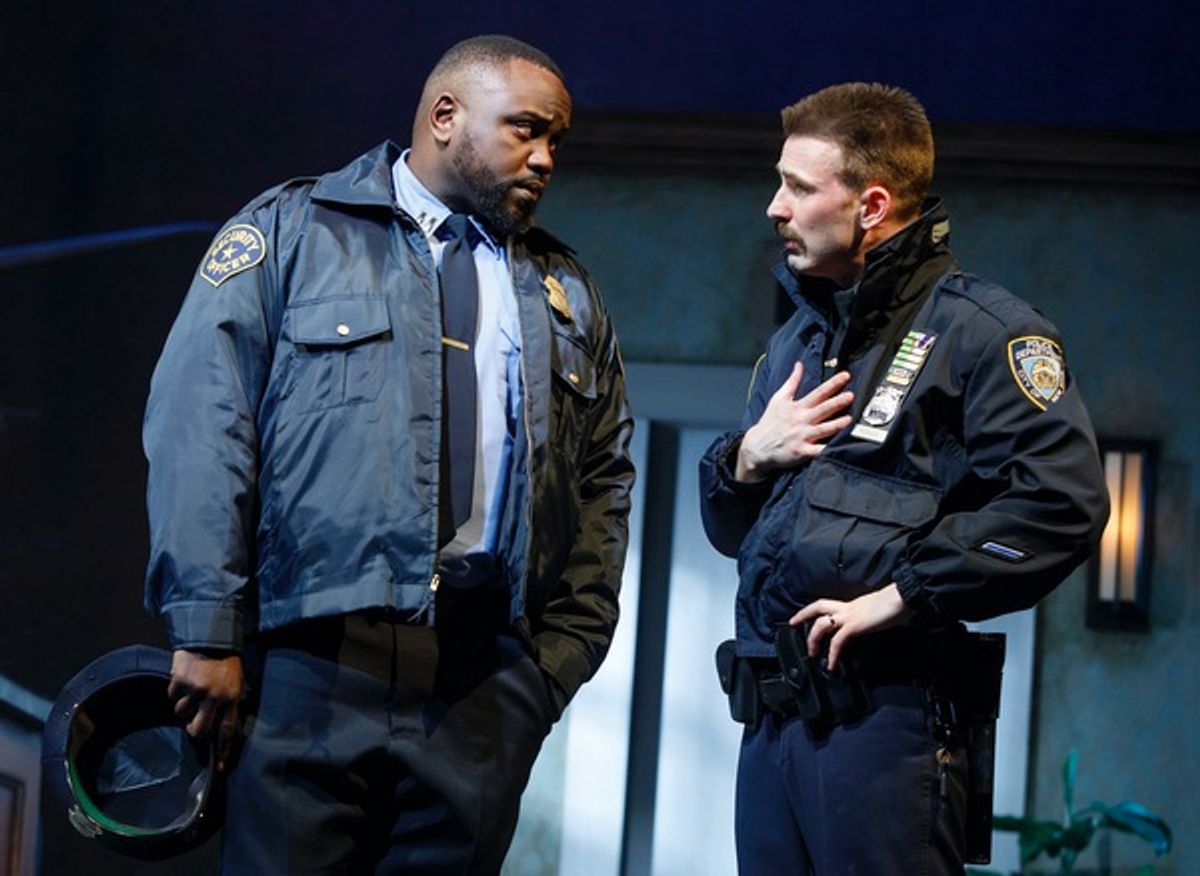 Brian Tyree henry and Chris Evans at 