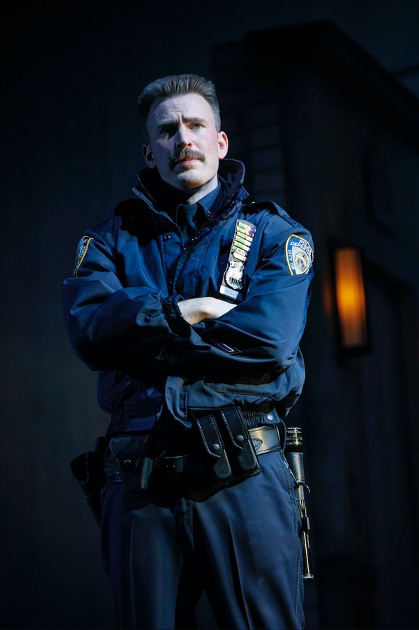 Photo Flash: First Look at Chris Evans, Michael Cera & More in LOBBY HERO on Broadway!  Image