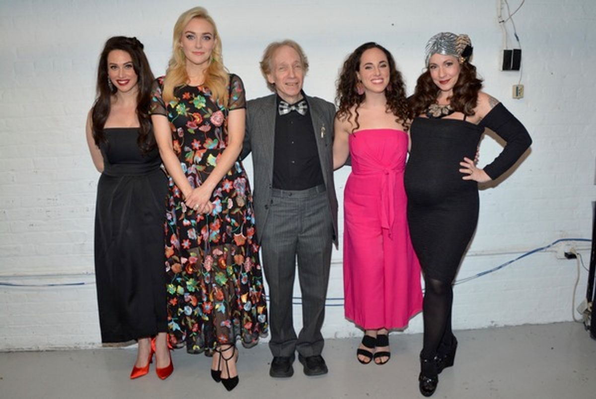 Lesli Margherita, Betsy Wolfe, Scott Siegel, Mia Gerachis and Jenny Lee Stern at 