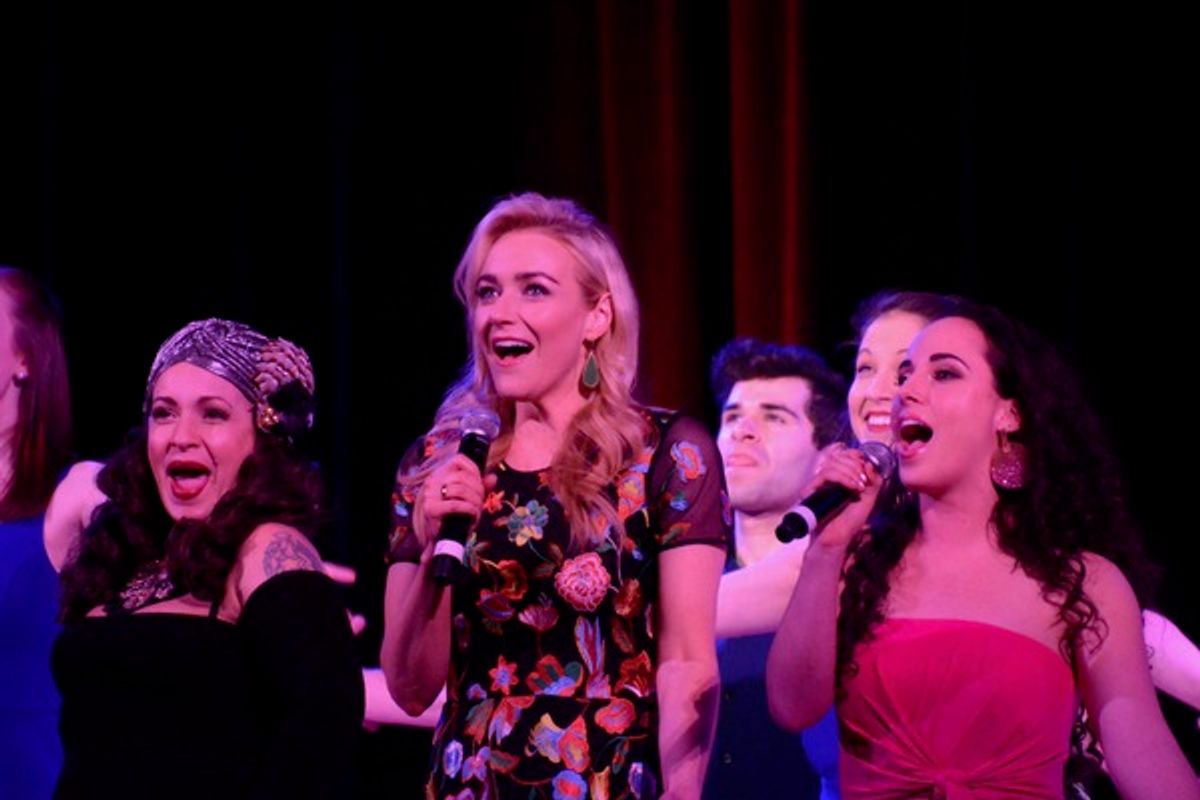 Jenny Lee Stern, Betsy Wolfe and Mia Gerachis at 