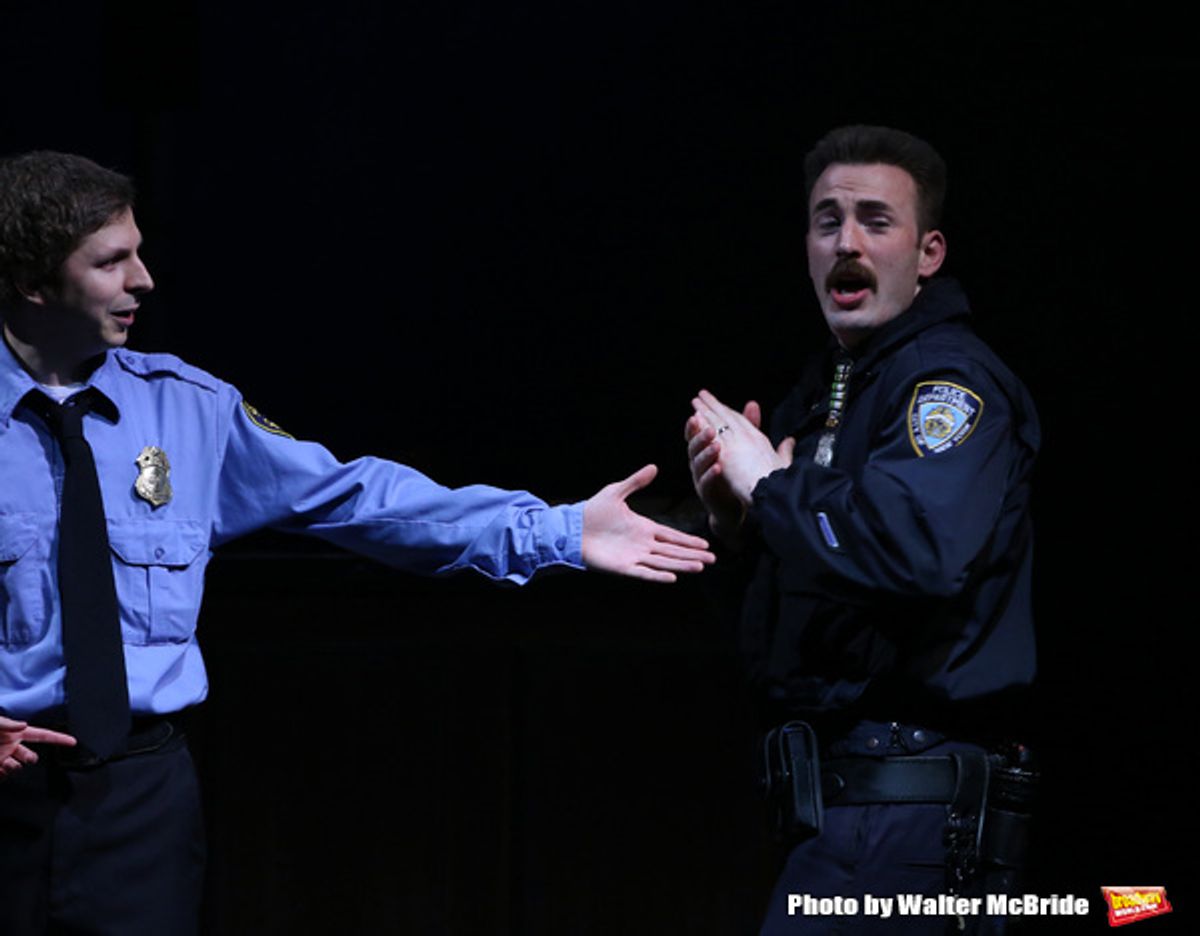 Michael Cera and Chris Evans  at 