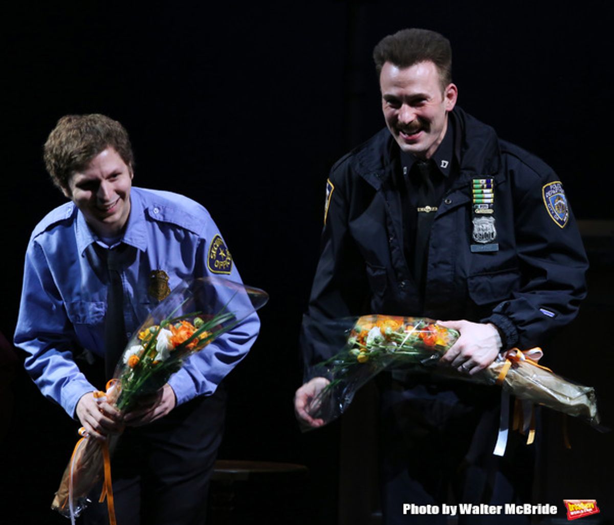 Michael Cera and Chris Evans  at 