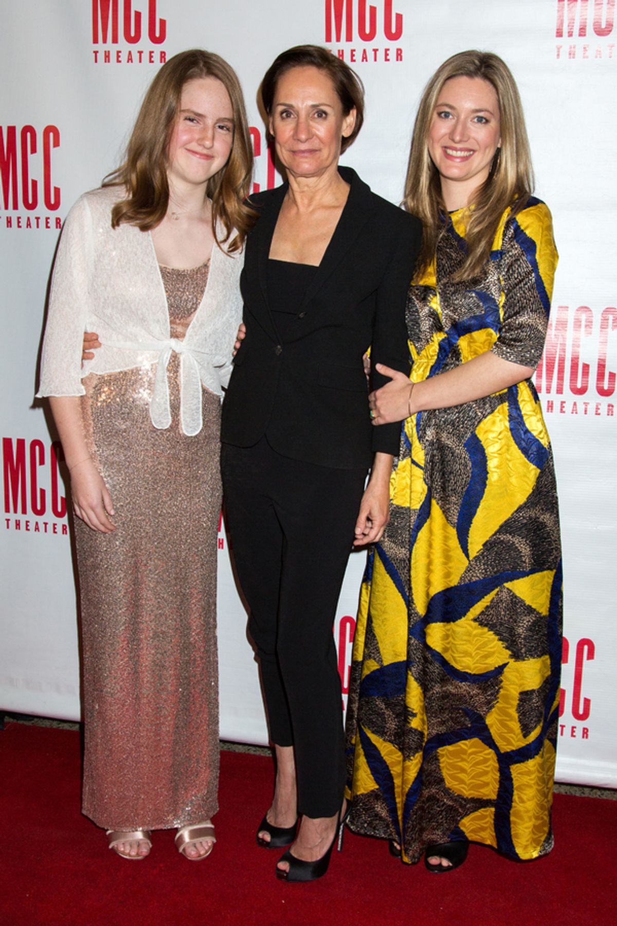 Mae Akins Roth, Laurie Metcalf, Zoe Perry at 