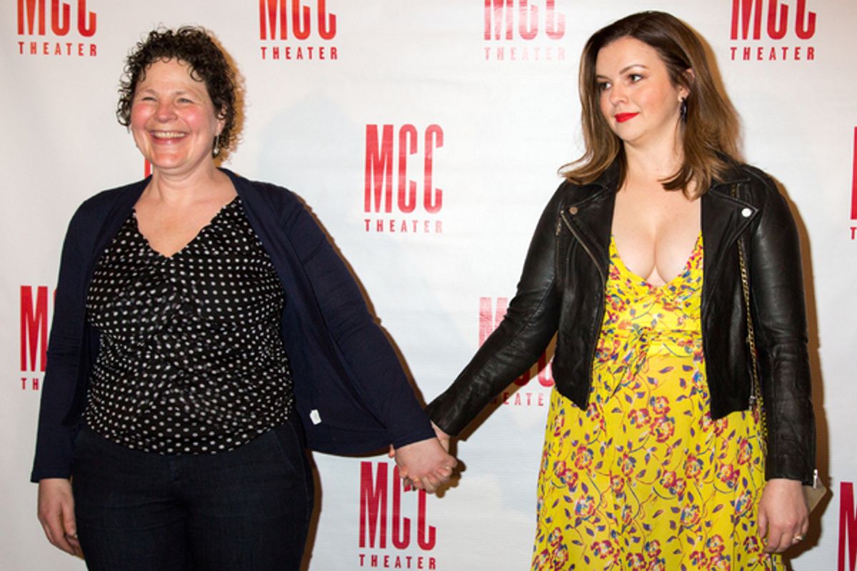 Lucy Thurber, Amber Tamblyn at 