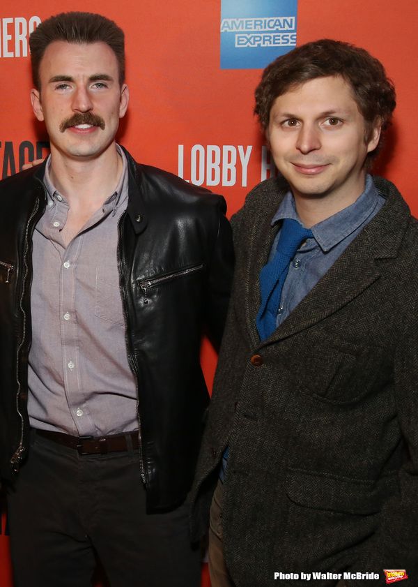 Chris Evans and Michael Cera  Photo