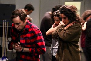 Ben Steinfeld and Sepideh Moafi - background L. Elwazani and company  Photo