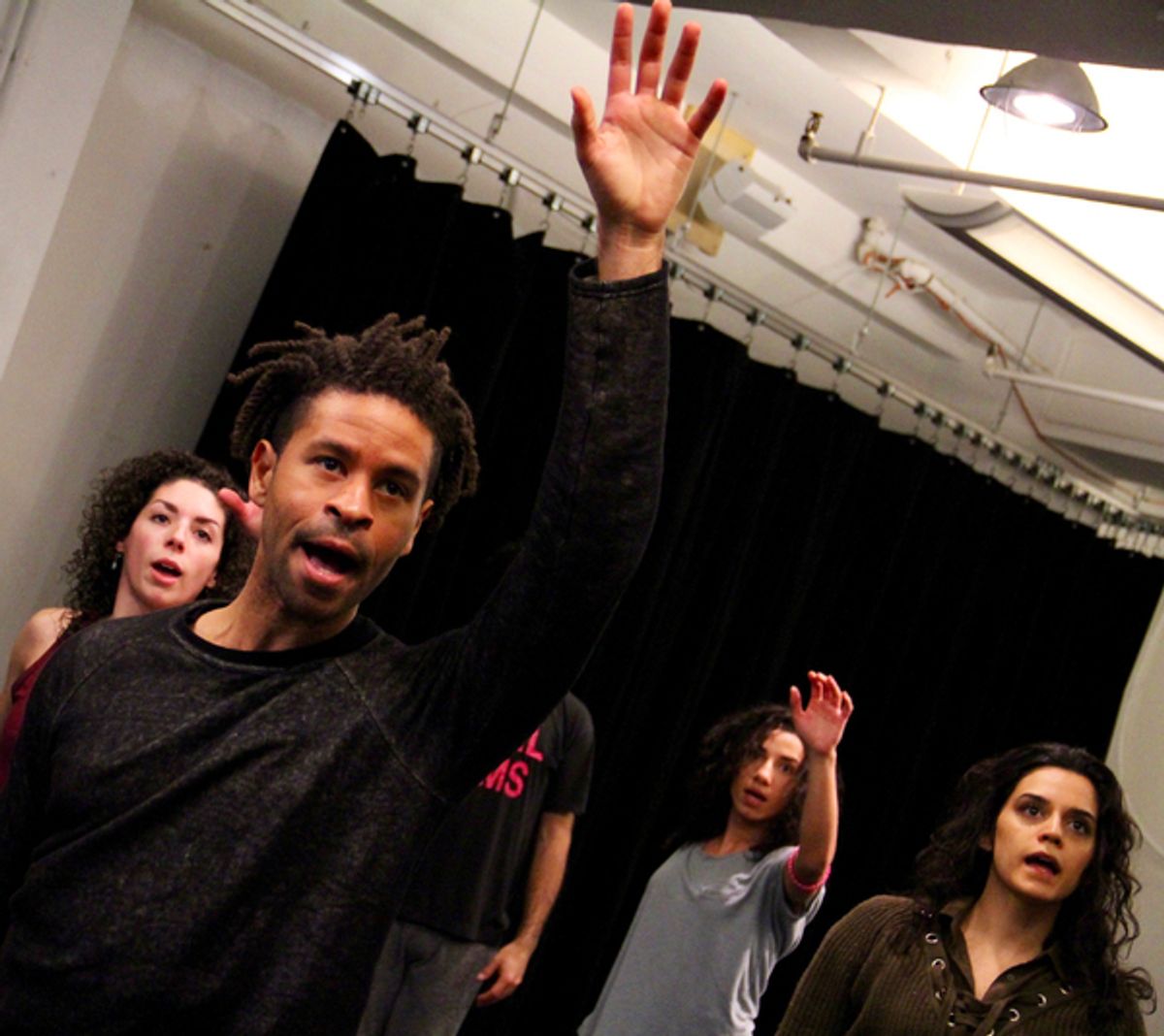 Chad Goodridge - background L to R - G. Perez, L. Elwazani, S. Moafi  at 