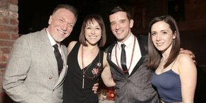 Patrick Page with wife Paige Davis join Michael Urie and Talene Monahon at the Tenth Annual RUNNING OF THE RED BULLS Benefit
@ BroadwayWorld Patrick Page with wife Paige Davis join Michael Urie and Talene Monahon at the Tenth Photo