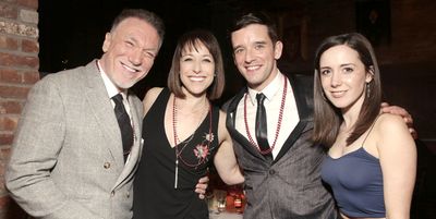 Patrick Page with wife Paige Davis join Michael Urie and Talene Monahon at the Tenth  Photo