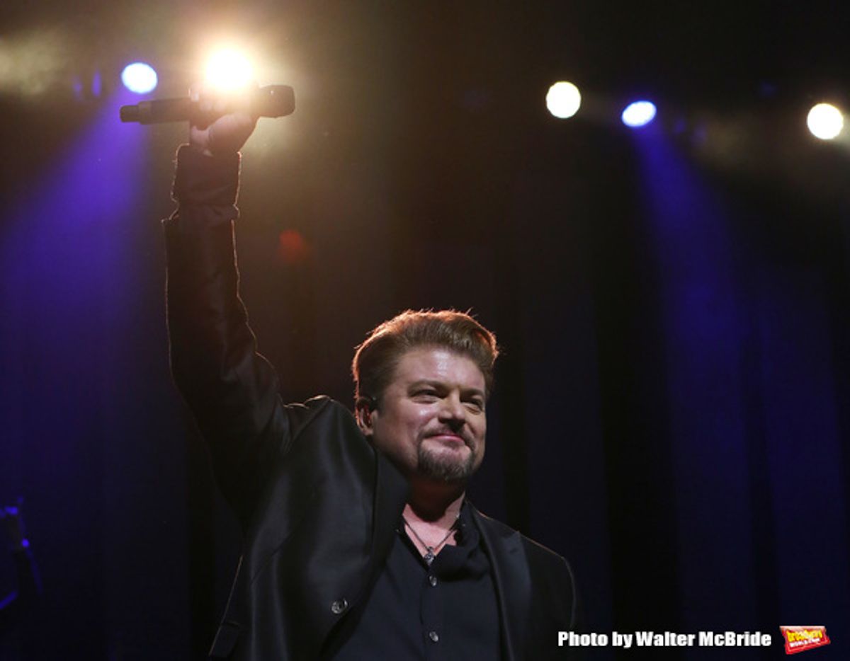 Bob Evan during the Broadway Opening Night Performance Curtain Call of  'Rocktopia' at The Broadway Theatre on March 27, 2018 in New York City. at 