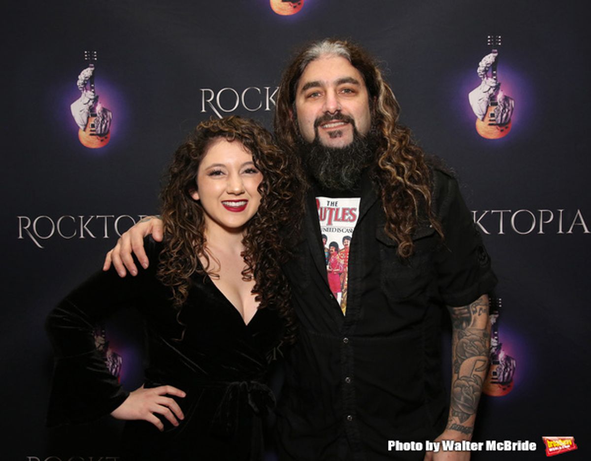 Mike Portnoy and daughter  at 