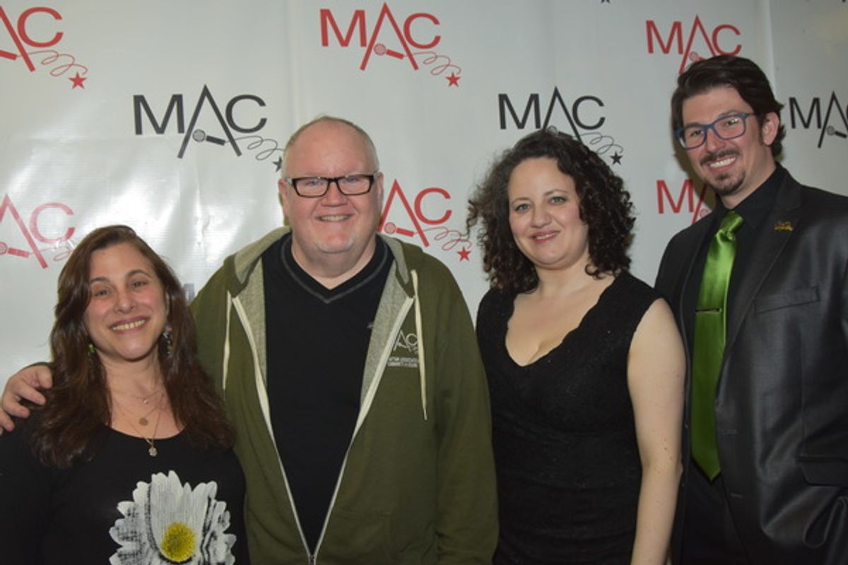 Jennie Litt (Announcer), Lennie Watts (Director), Amy Wolk (Stage Manager) and Stearns Matthews  at 