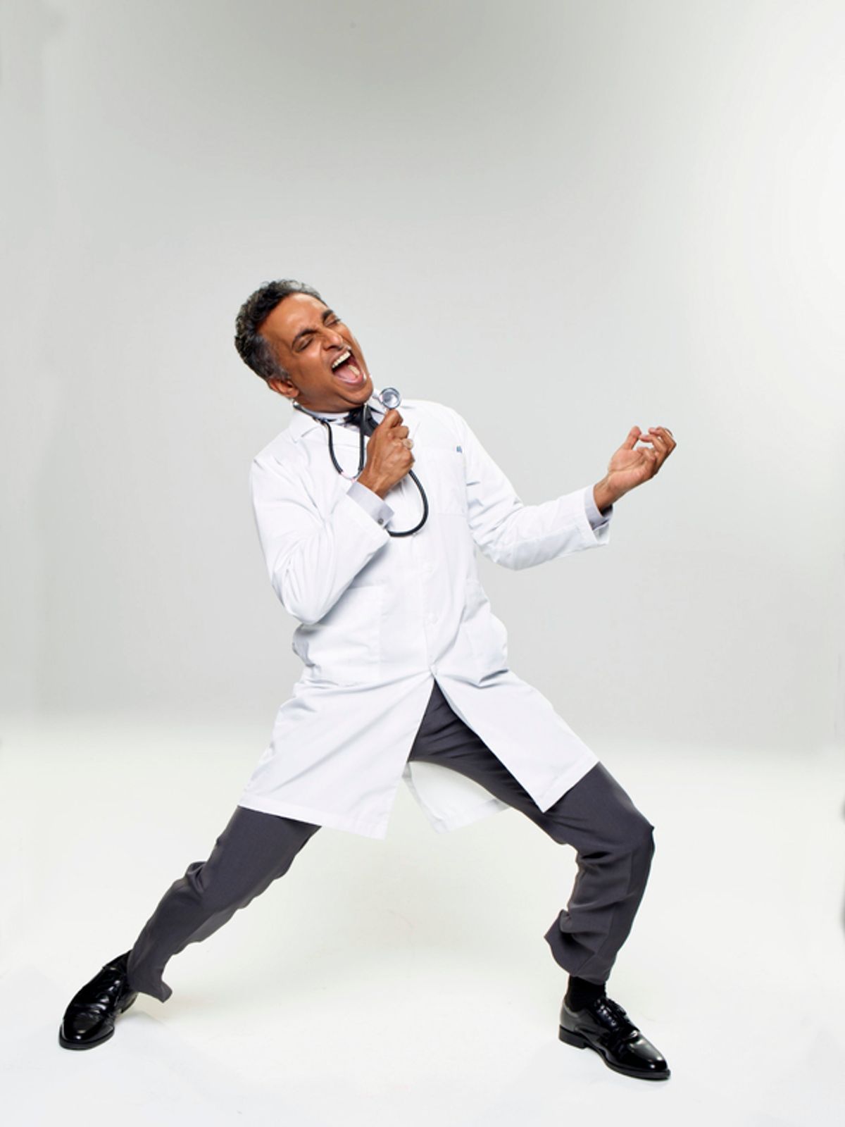 Manu Narayan as Dr. Rummesh â€"Robbieâ€ Patel at 