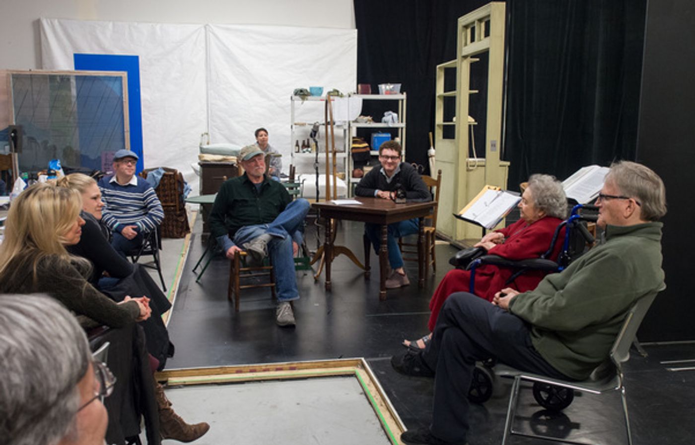 Photo Flash: Cast of TheatreWorks Silicon Valley's BRIDGES OF MADISON COUNTY Meets A Special Guest  Image