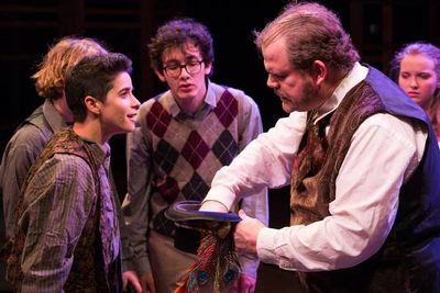 (L to R) EMILY COHEN (Boy), JAMES WREDE (Lord Aster) and McKENNA SANFORD (Molly) Photo