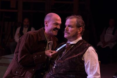 (L to R)  KYLE SINCLAIR (Black Stache)  and JAMES WREDE (Lord Aster) Photo