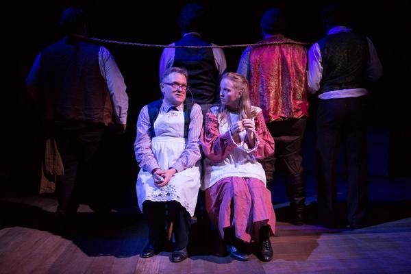 (L to R)  MARTIN LARSON (Mrs Bumbrake)  and McKENNA SANFORD (Molly) Photo