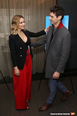 Katharine McPhee and costar Drew Gehling @ BroadwayWorld Katharine McPhee and costar Drew Gehling Photo