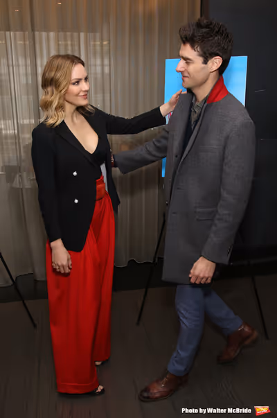 Katharine McPhee and costar Drew Gehling  Photo