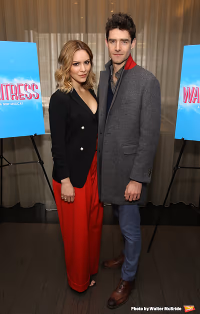 Katharine McPhee and costar Drew Gehling  Photo