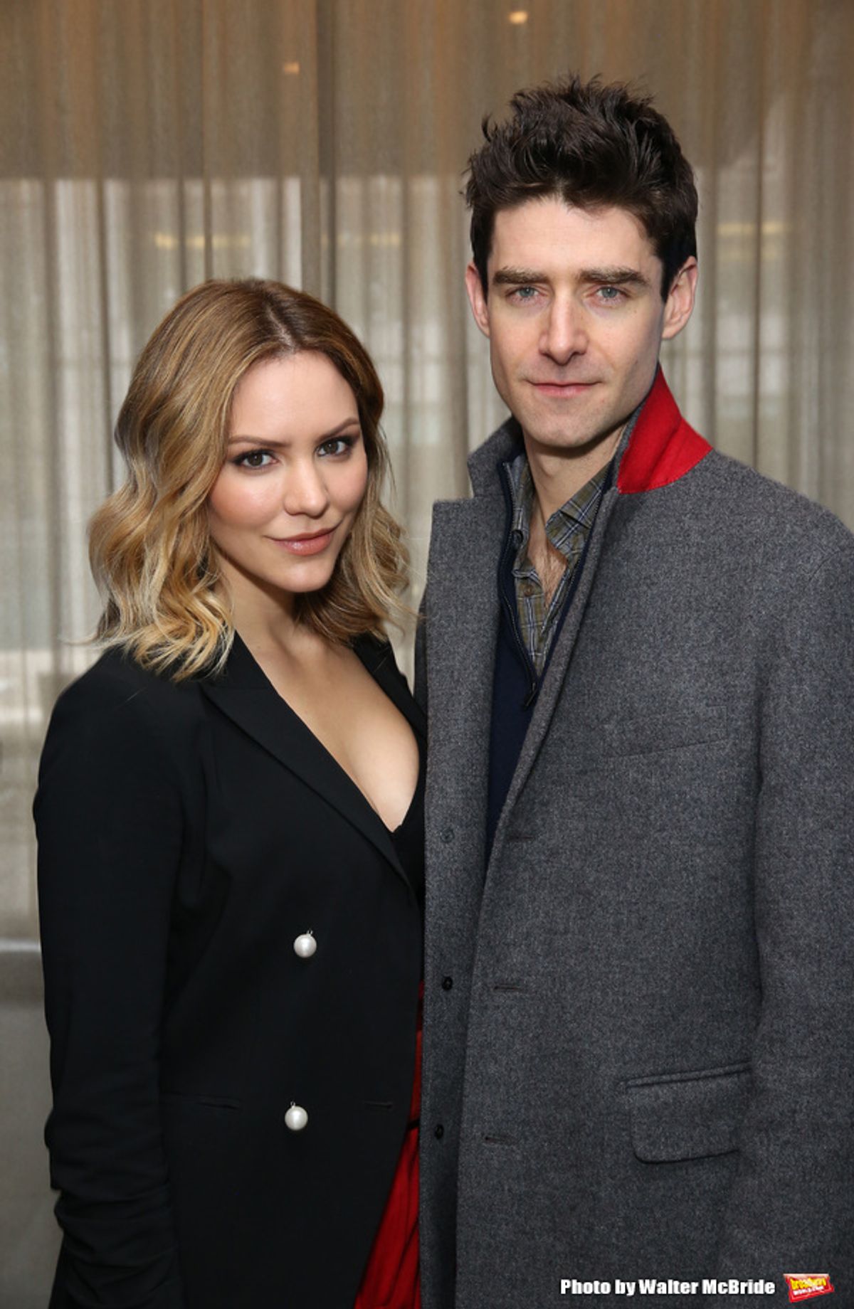 Katharine McPhee and costar Drew Gehling  at 